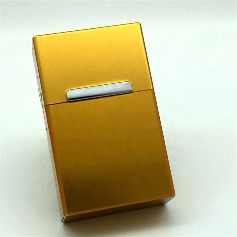 

Jhcentury High Quality Aluminum Alloys Cigarette Case Hot Sale Creative Multicolor Cigarette Box, Random