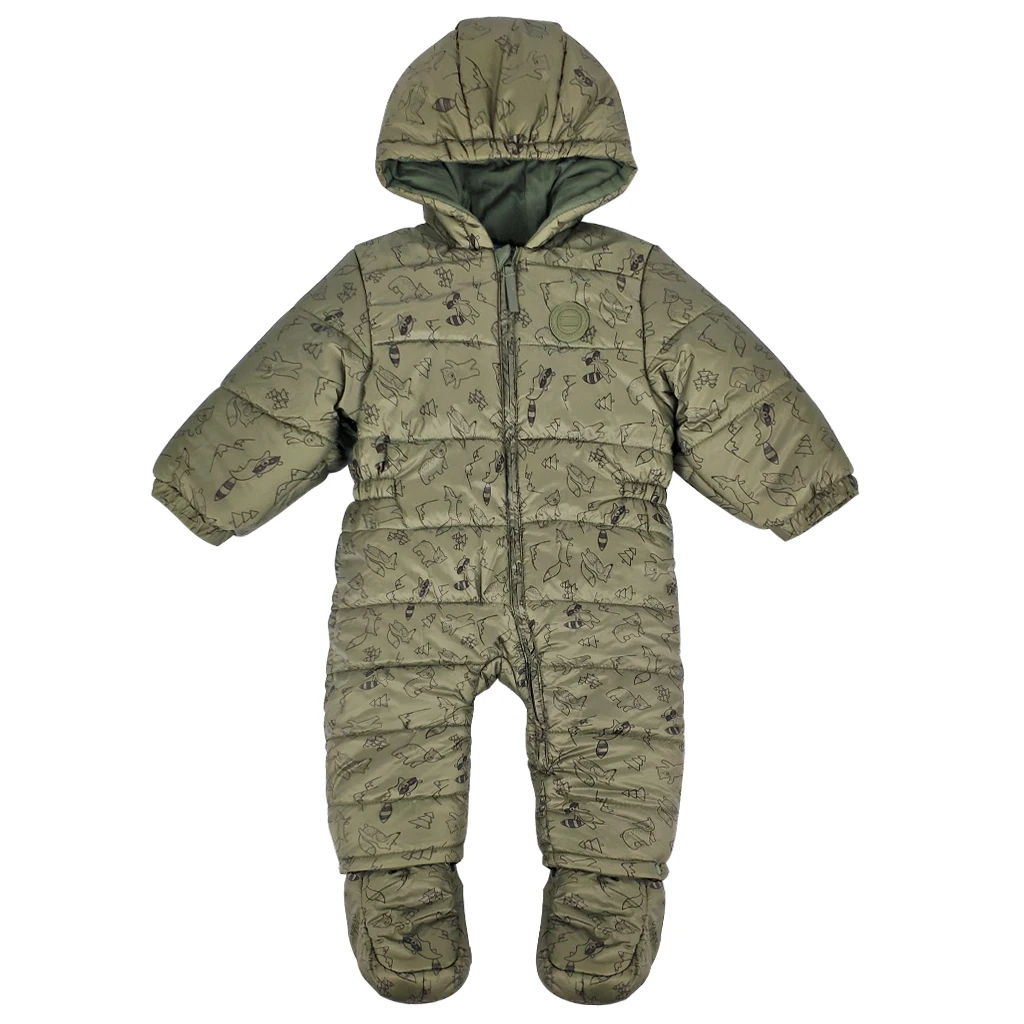 

Unisex Baby Boy Girls Jumpsuit Winter Rompers Hoodie Down Jacket Snowsuit