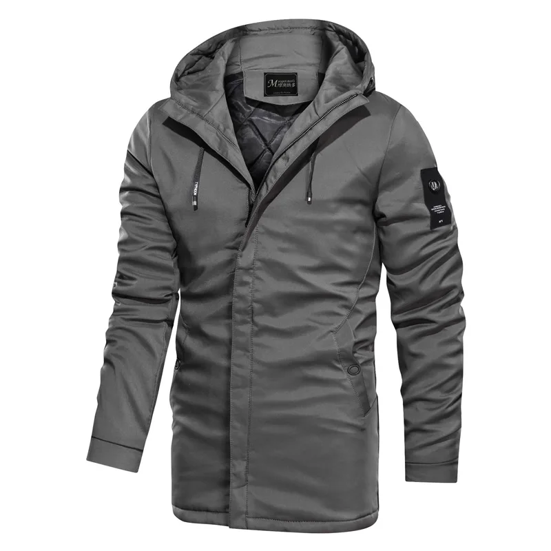 

Casual stand collar PU leather jacket autumn and winter style men retro large size leather coat men's pure color coat windproof