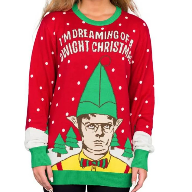 

Hot sell thick simple design Unisex christmas clothes christmas sweater