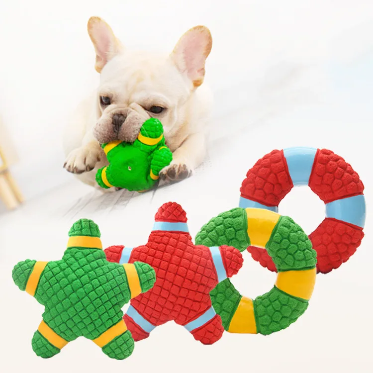 

Sounding Dog Molar Interaction Starfish Puzzle Durable Latex Dog Toy Dog Toys Latex