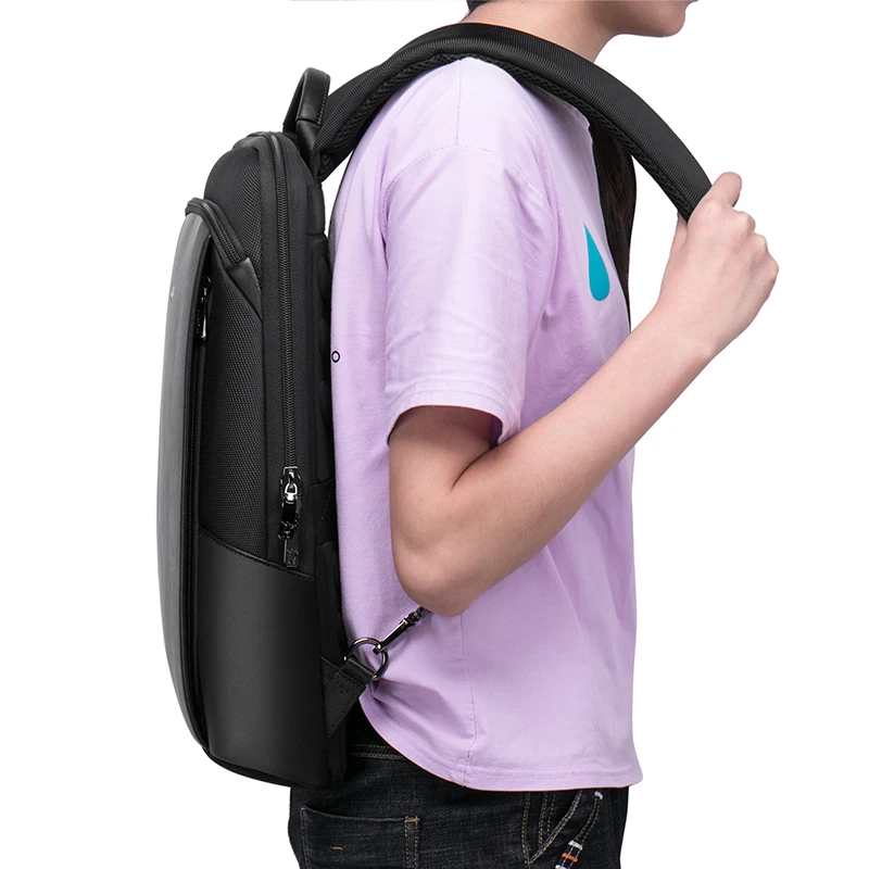 

Business Travel School Waterproof Backpack Bag Trendy Lightweight Microfiber Laptop Backpack, Customized color