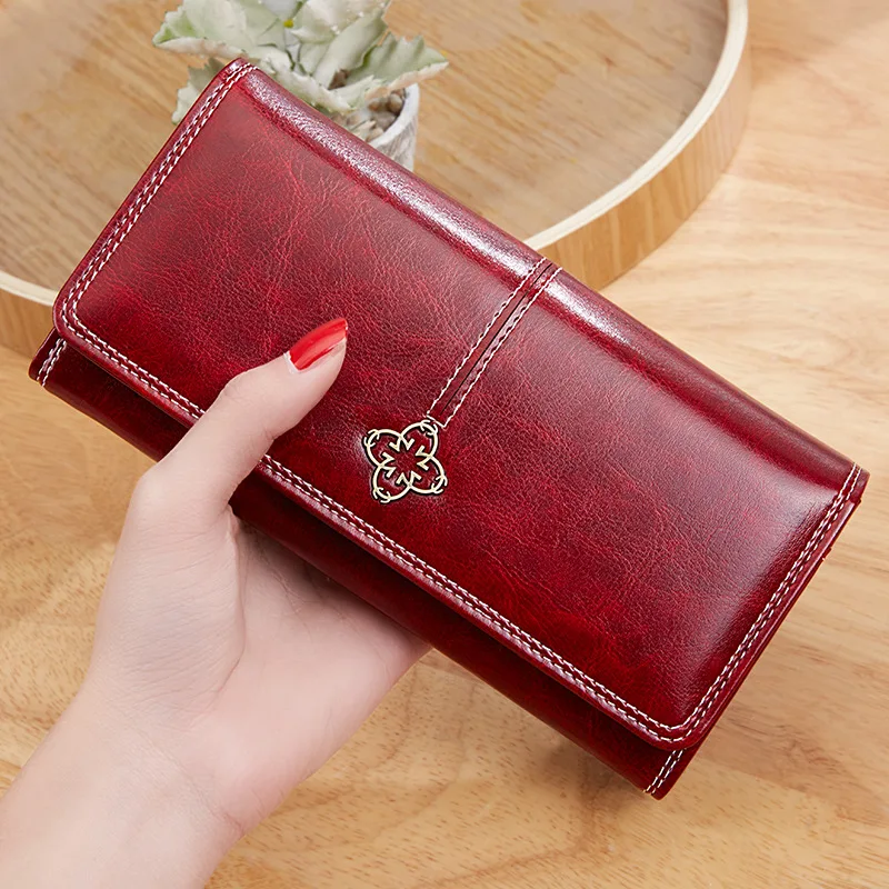 

Ladies Travel Purse Zip Around Clutch Wallets Wristlet RFID Blocking PU Leather Women Long Wallet, Candy color