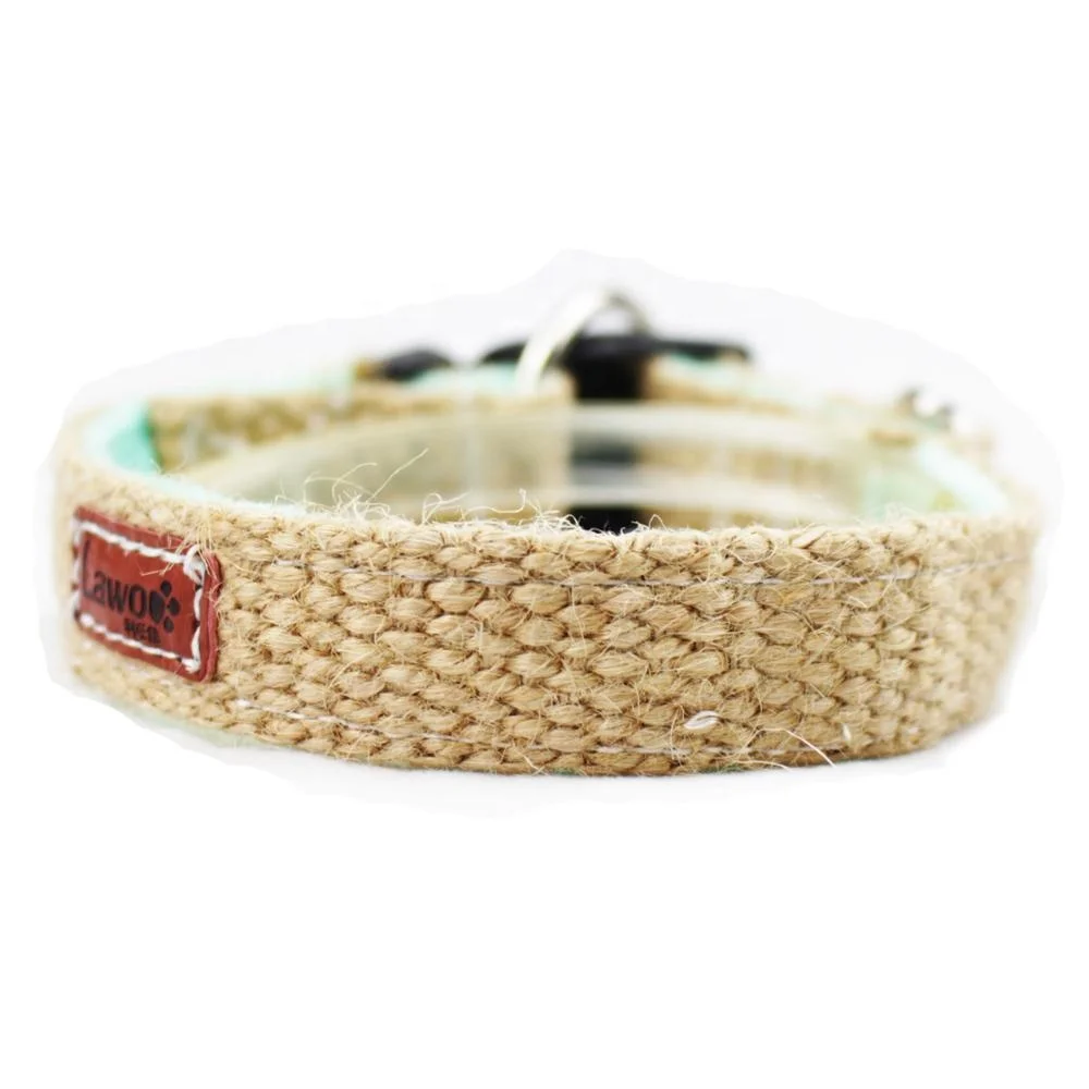 C510 Wholesale Custom Logo Luxury Pet Leash Hemp Dog Collar