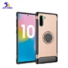 Wholesale price shockproof tpu pc ring mobile phone case for Samsung note 10 case
