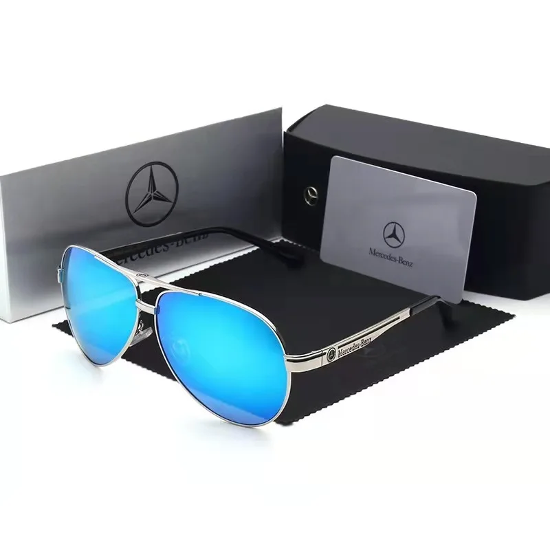 

2027Men's Fashion Polarized Sunglasses 737 Ben Large-Frame Pilots Metal Frame