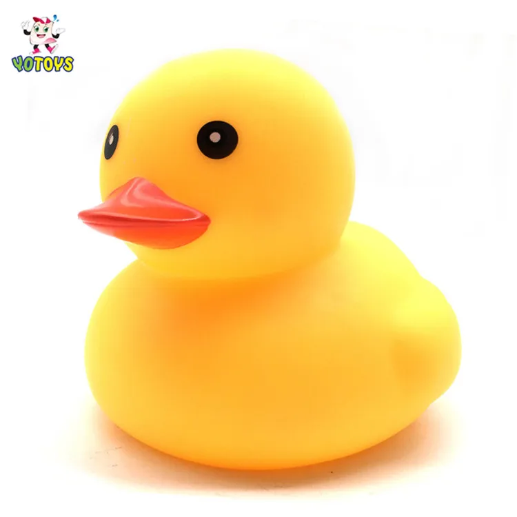 Promotional Bulk Rubber Ducky Weighted Floating Sound Squeaky Rubber