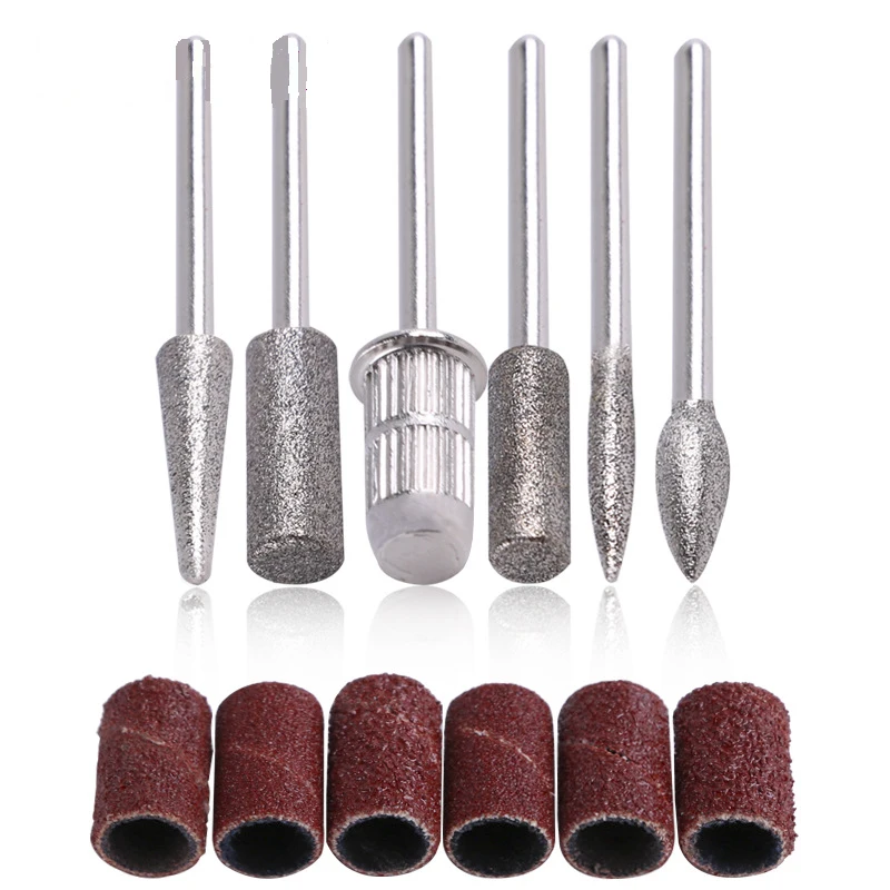 

Factory sales High quality nail grinding machine grinding head nail art tool sets, Picture