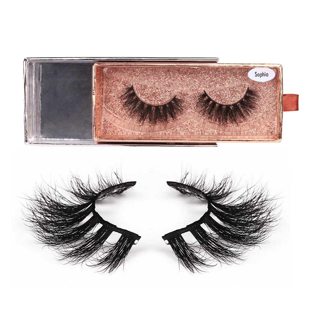 

Factory eyelashes customize box boutique pull-out box packaging luxury 3d mink eyelashes, Natural black