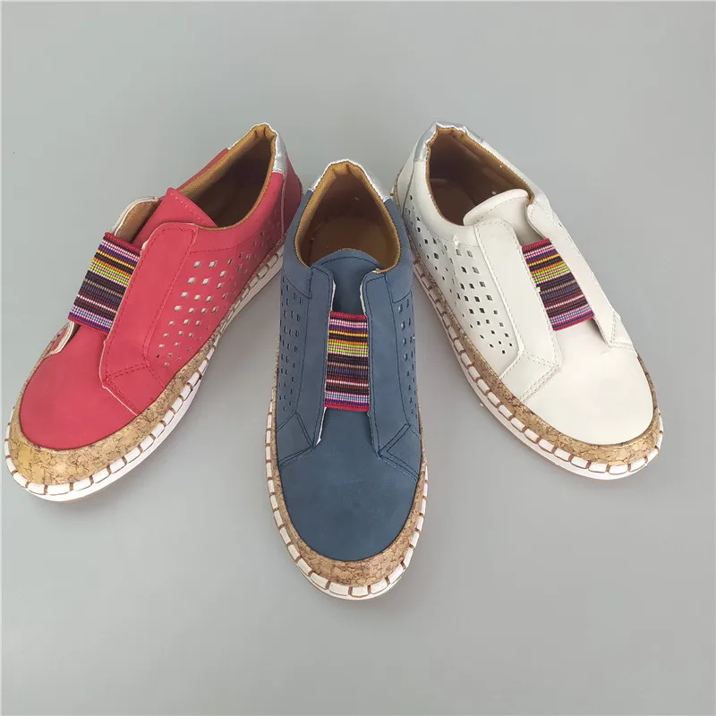 

PDEP hot sale cheap fashion casual shoes for women flats summer slip--on size35-43 ladies factory loafers flat shoes, Pink,white,blue