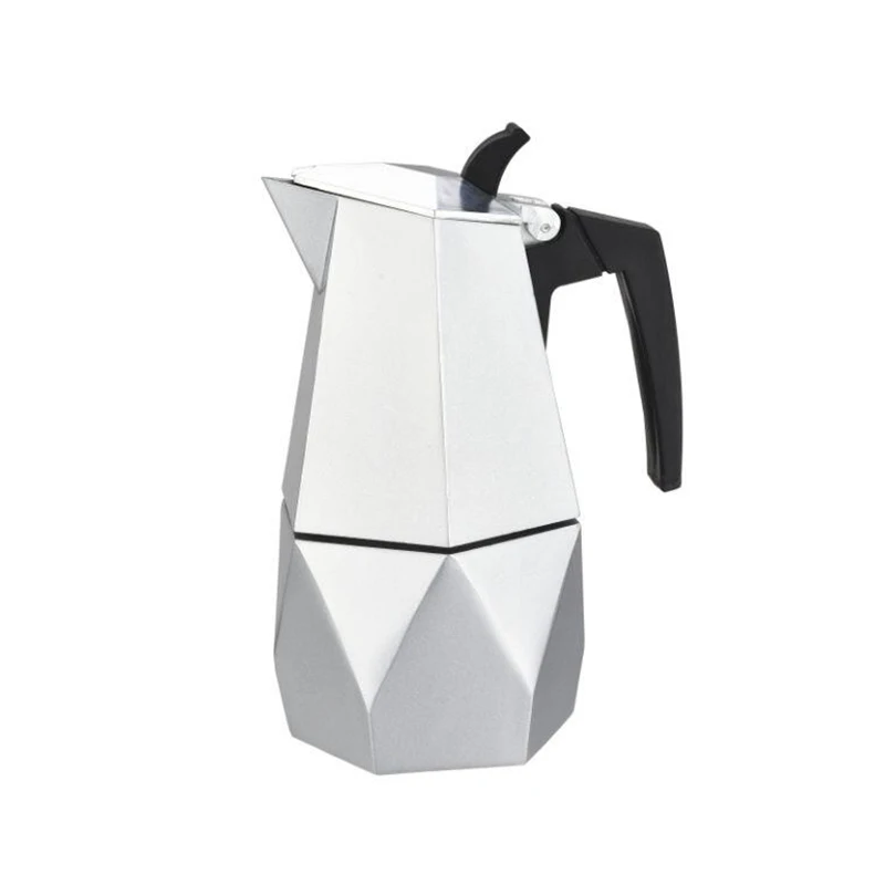 

Everich Hot Selling 4Cup 200Ml Aluminium Moka Coffee Maker Espresso Moka Pot