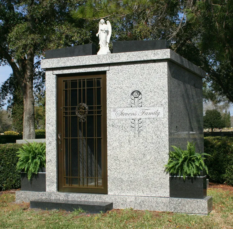 Large Granite Grave Luxury Monument Marble Cemetery Headstone Family