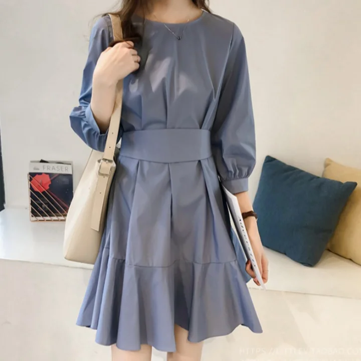 

New fashion long sleeve dresses spring/autumn women casual dress