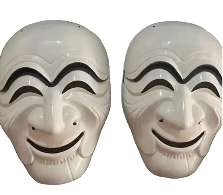 

2022 hot selling Korean TV series new product plastic pvc money heist mask la casa de papel