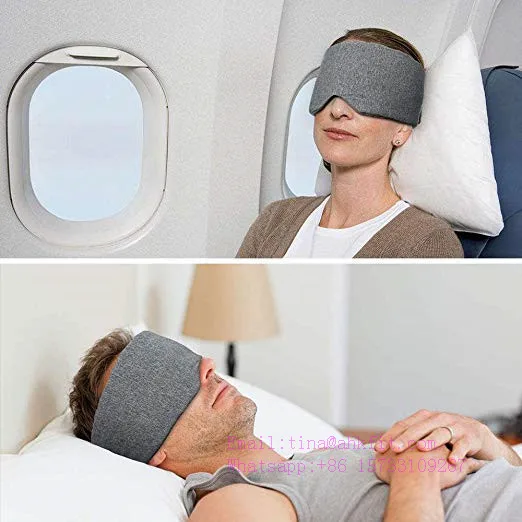 
Amazon top sale handmade night mask 100% cotton sleep eye mask custom 