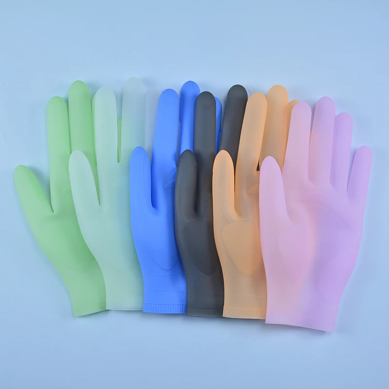 

2021 New Ideas Product Bpa Free household Clean Reusable Silicone Dishwashing Gloves, Pink, black, orange, blue, green, white