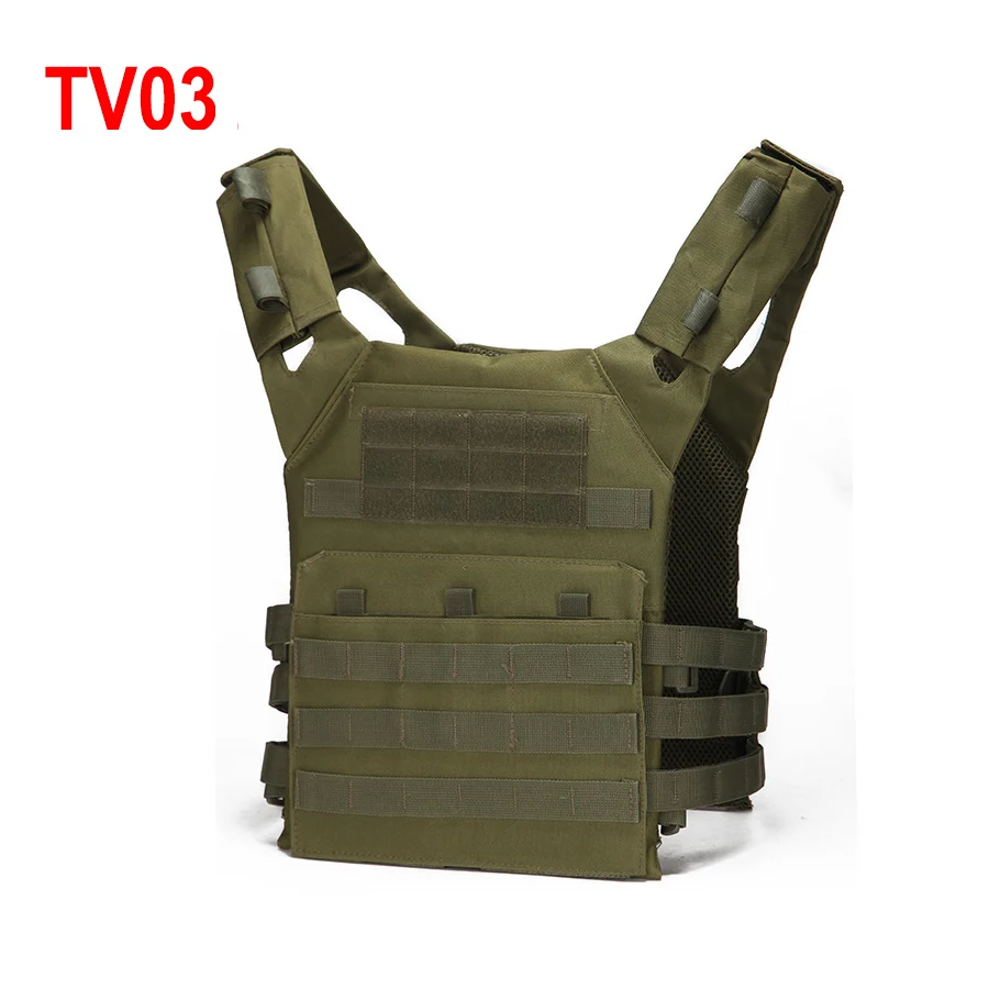 

TV03 Military Tactical Vest Bibs Safty Guard Vest for Camping Hunting Hiking Shooting Climbing Waistcoat Backpack