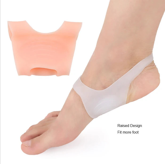 

Melenlt Shock Absorption Soft Gel Foot Varus Correction Elastic Bandage Arch Support Heel Sleeve