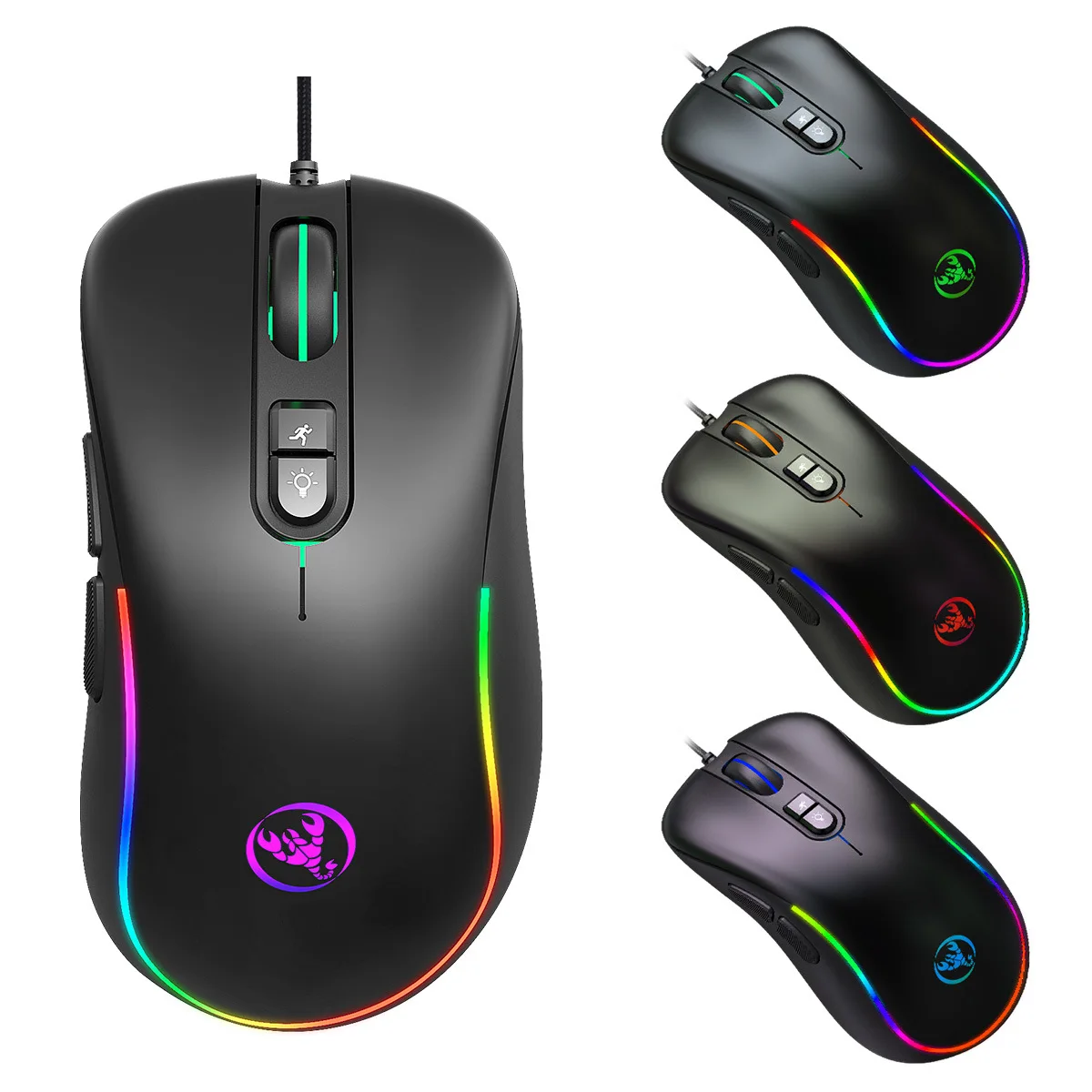 

2020 New model BLAKE RGB best cheap Gaming Mouse 6400DPI, Customised