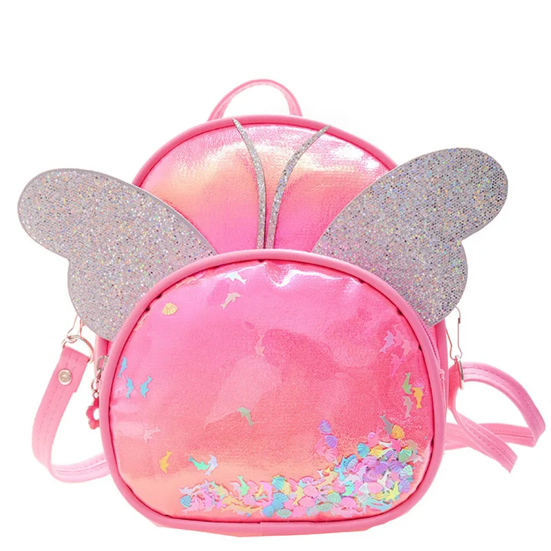 

Children's bag 2021 new style Mini Backpack summer Sequin Princess backpack kindergarten schoolbag, Customized colors