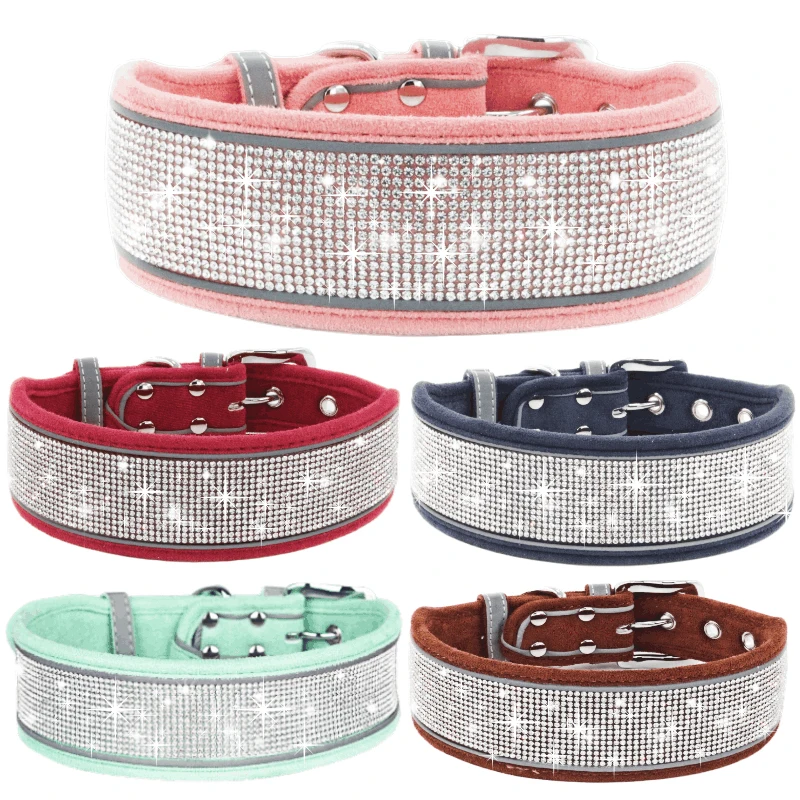 

Wholesale 2023 custom personalized metal buckle diamond dog collar