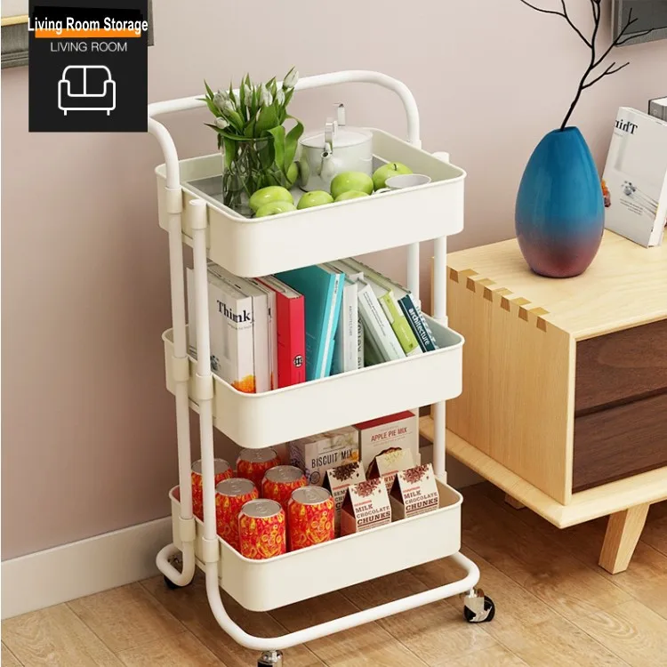 K/d 3 Tier Storage Cart Kitchen Pantry Rack Food Trolley Buy
