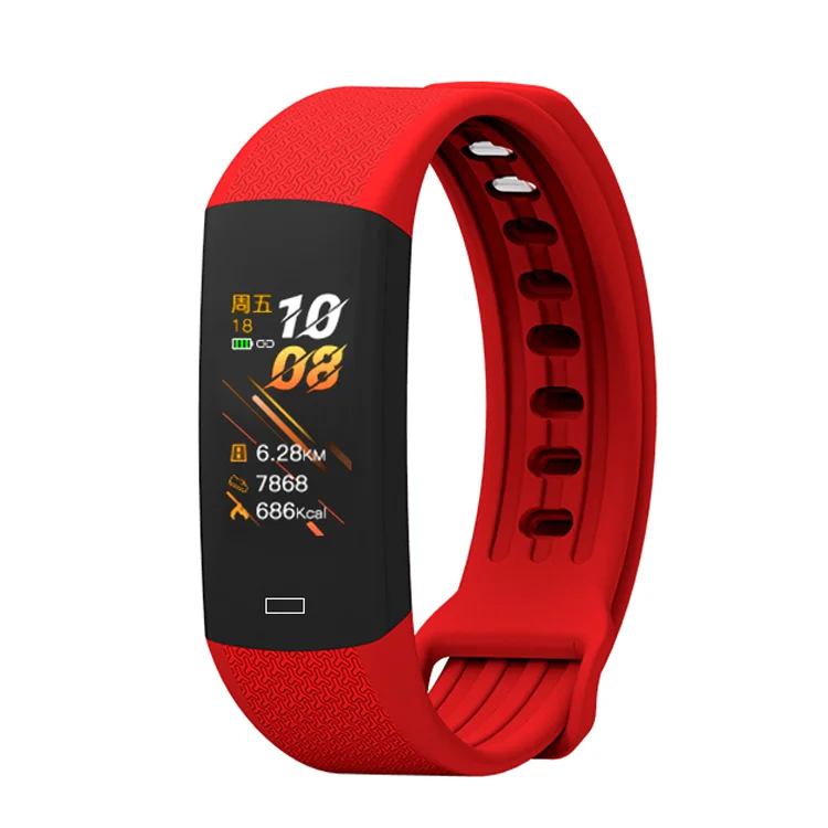 

New temperature smart watch blood pressure smart bracelet B6W Man smart fitness watch
