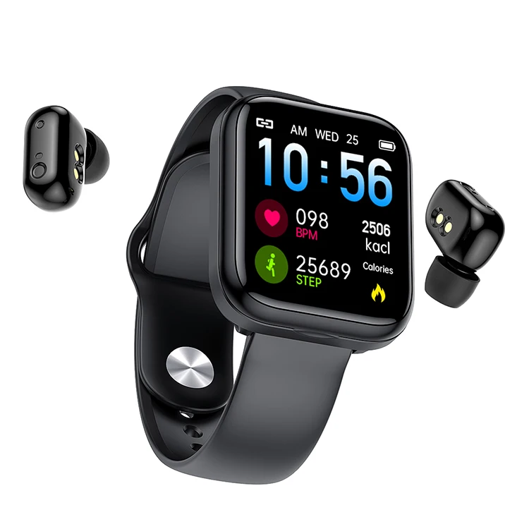 

New Arrival Waterproof Touch Display IP67 X5 Smart Watch with Wireless Earphone