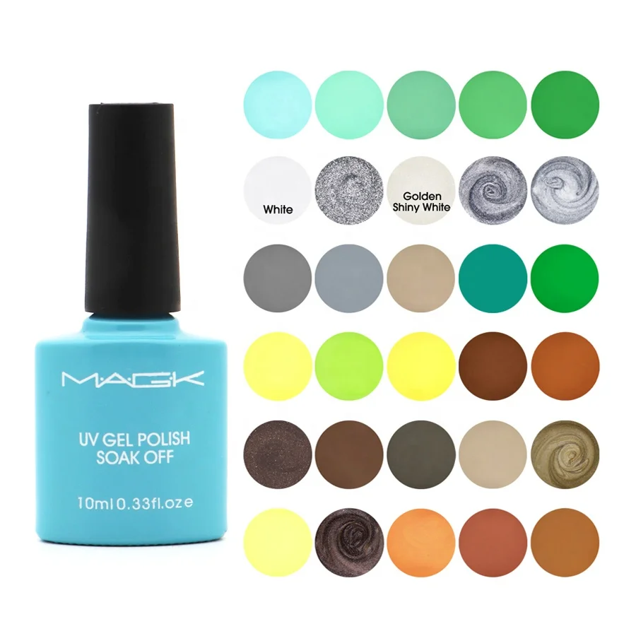 

RTS MAGK gel polish No.085 Christmas sale quick dry long lasting nail gel polish wholesale shining uv gel polish nail art., 161 colors