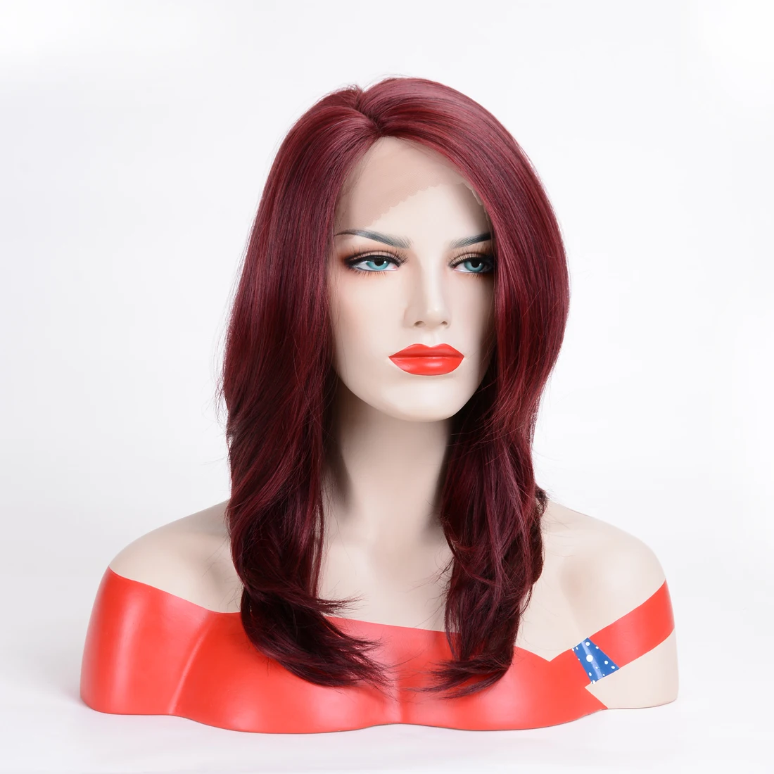 

Women's Synthetic Hair Wigs 99j Fiber Heat Resistant Lady Synthetic Hair Wig