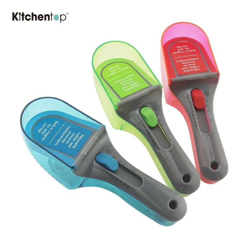 

Home gadgets big plastic adjusting measuring spoon, Assorted color