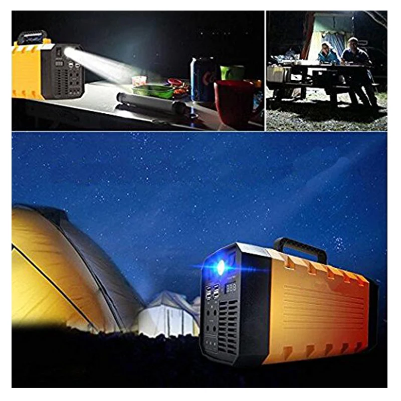 500W Solar Power Station Emergency UPS backup solar power system home