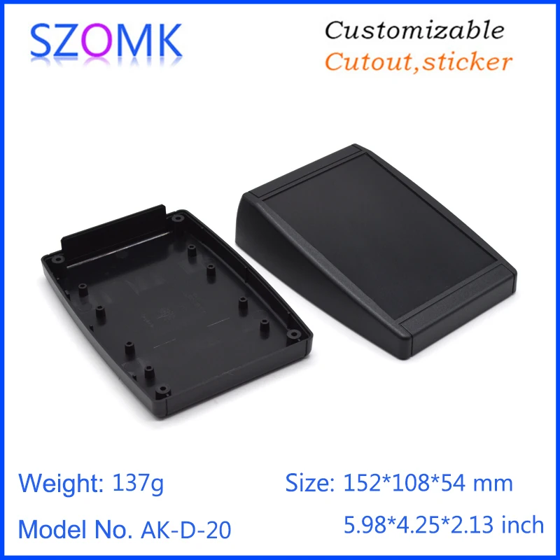 Szomk New Design Dual Face Sloping Front Desktop Plastic Enclosures ...