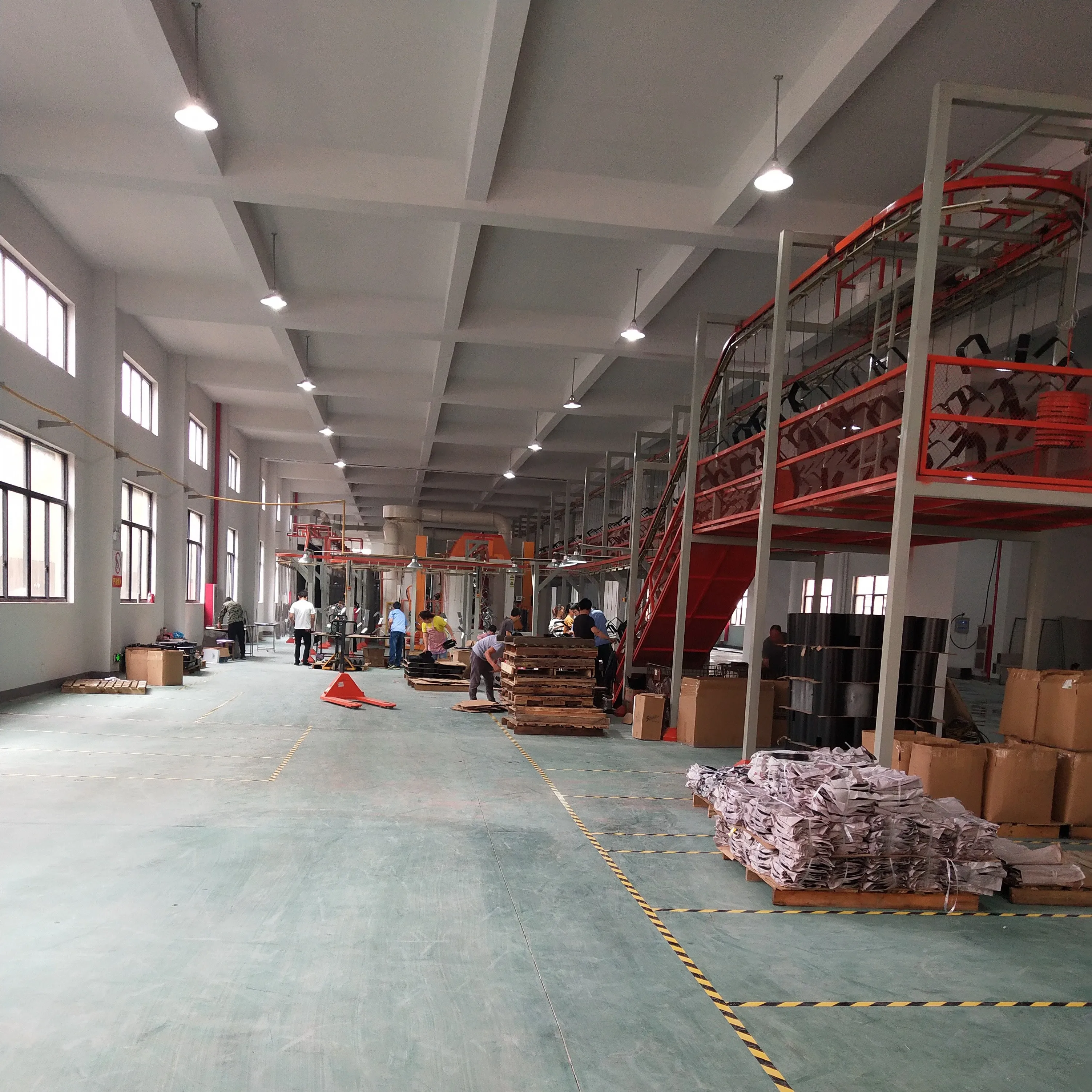 
Production line for bridge powder powder spray painting equipment 