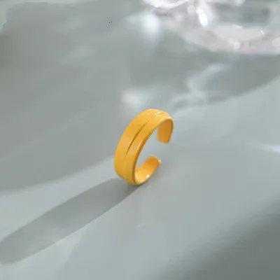 

Hot Selling Colorful Opening Acrylic Rings Geometric Candy Color Resin Adjustable Ring For Holiday Gift