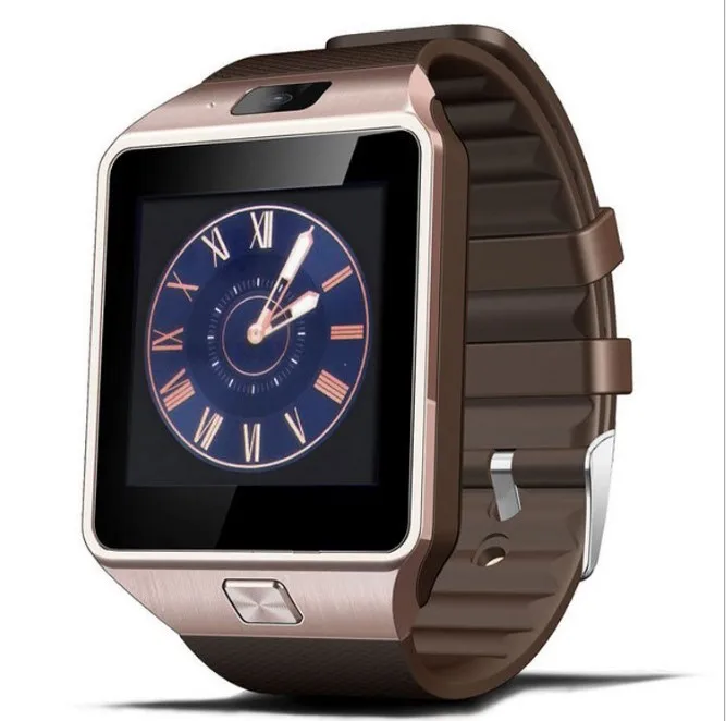 

2020 Cheapest super Long Standby Smart Watch 4G Android Waterproof Watch BlT Call Watch DZ09, Black/white/gold
