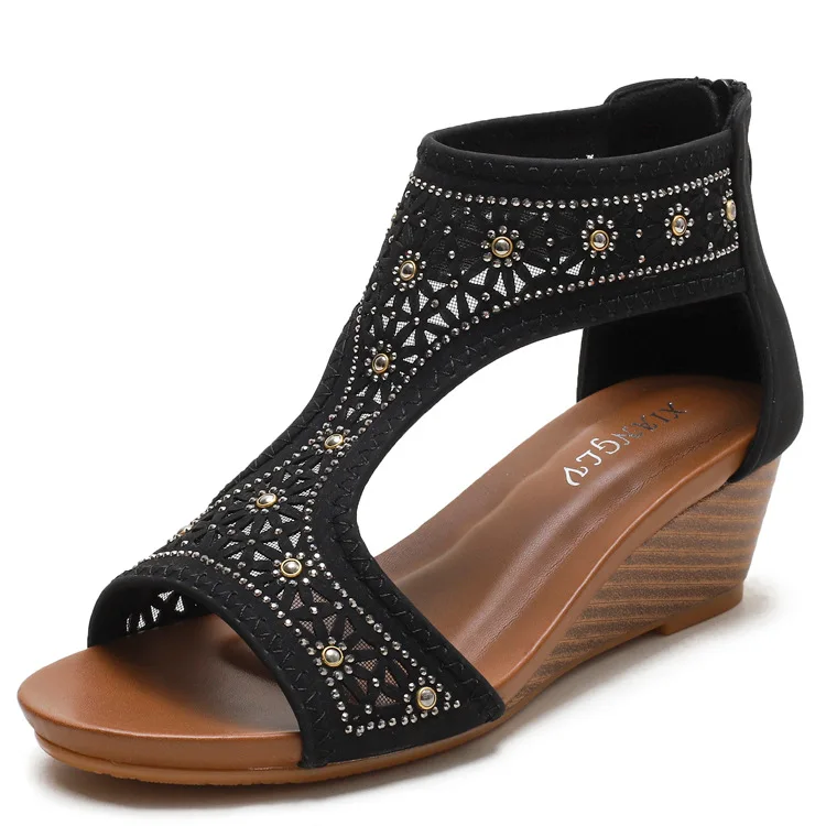 

2021 Ladies Platform Sandals Shoes Red Black Leather Transparent Shoes High Heel Women's Sandals, White,red,black
