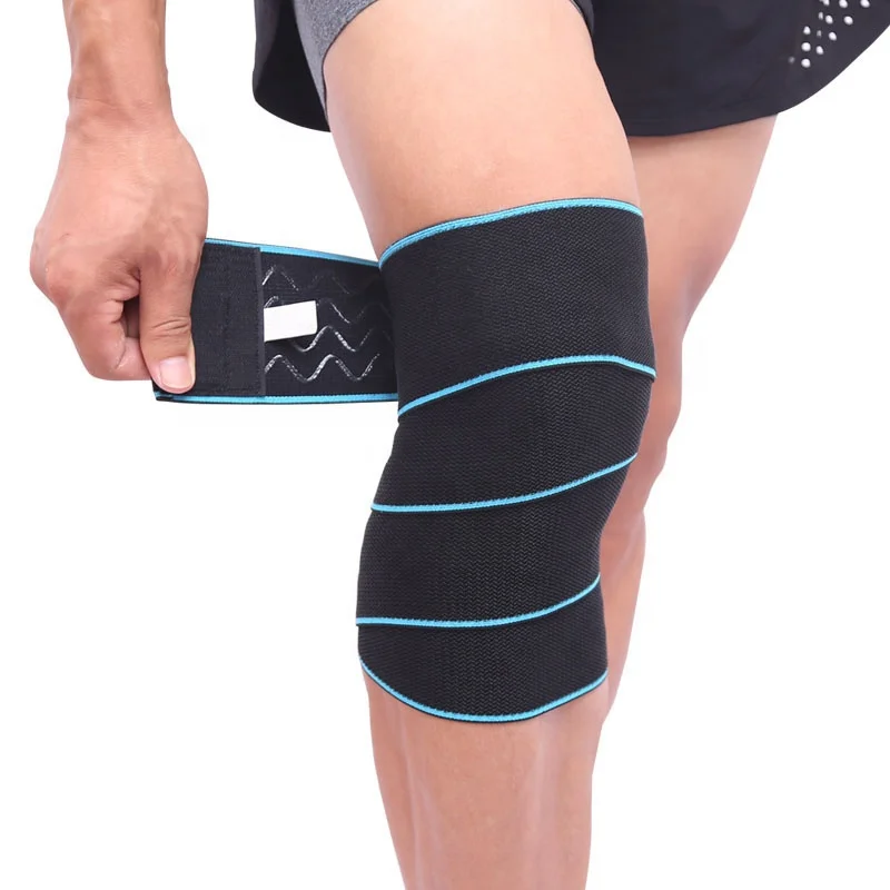 

Elastic Compression Knee Wrap Powerlifting For Knee Wrap Bandage