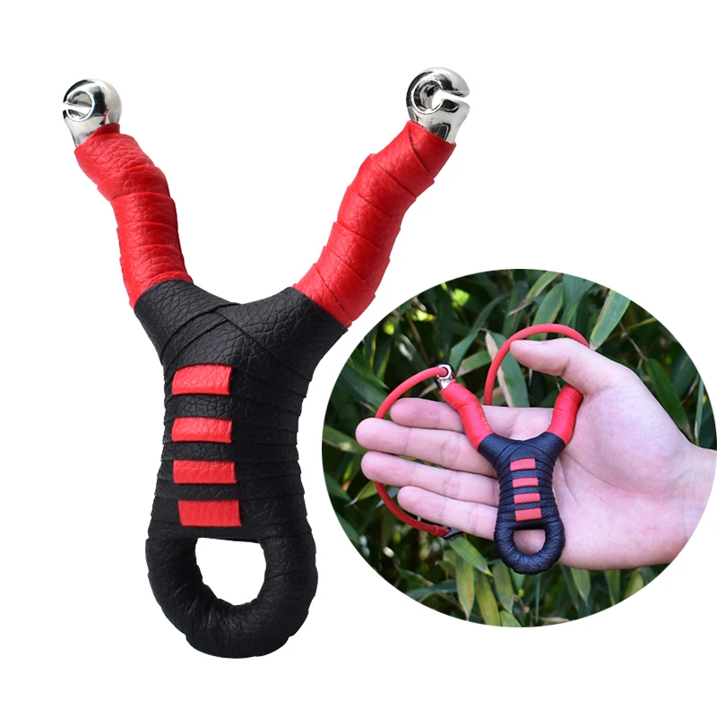 

new metal sling shot shooting with powerful slinghsot rubber band hunting accessories