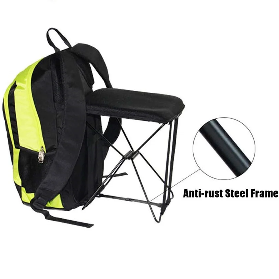 47l Ultralight Backpack Stool Combo Compact And Portable Folding Cooler Chair Multifunction
