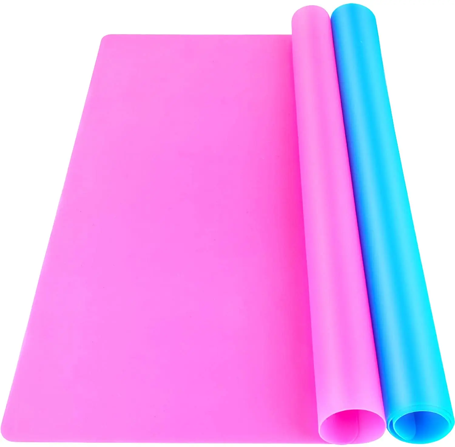 

Wholesale Large Silicones Sheets for Crafts Multi-Purpose Mat, Blue, rose red