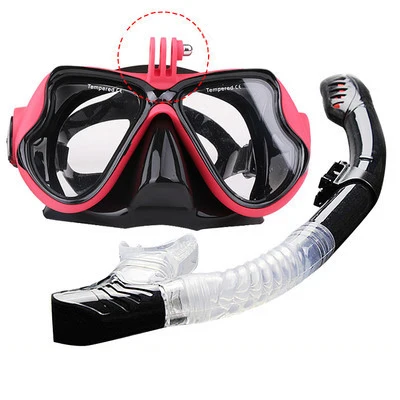 

Professional Underwater Mask Camera Diving Mask Swimming Goggles Snorkel Scuba Diving Equipment Camera Holder For Go Pro