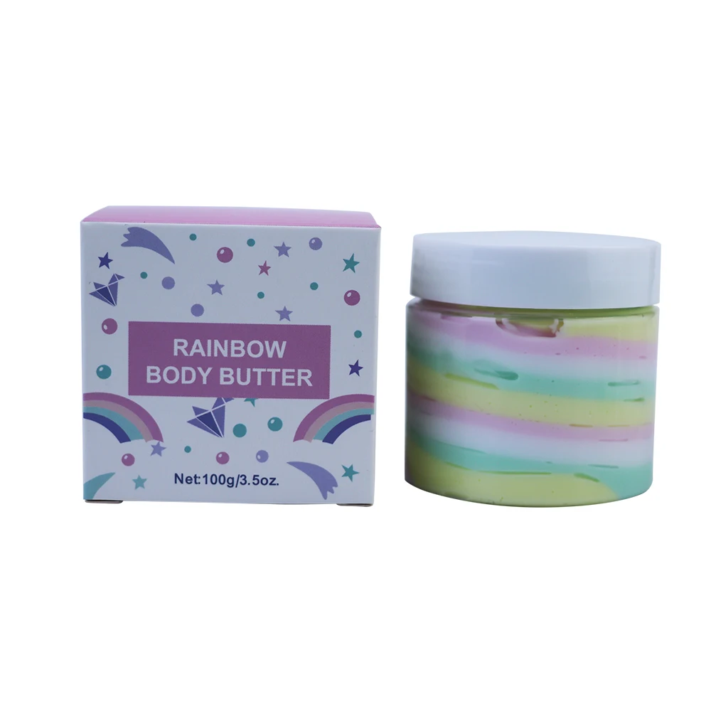 

Clearance Whitening And Moisturizing Shea Butter Organic Body Butter Body Lotion, Rainbow