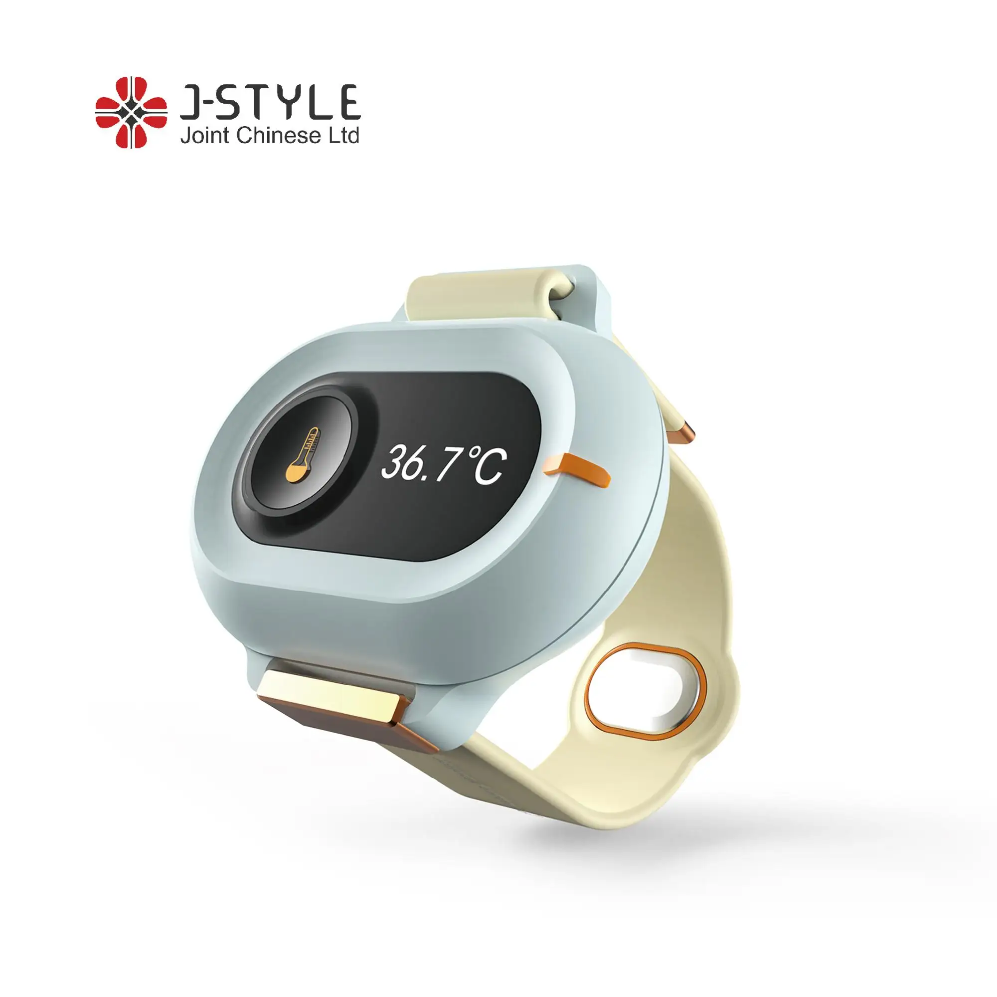 

J Style B004 Hot Sell Baby Fever Detecting Smart Wristwatch APP Support Digital Body Temperature Watch