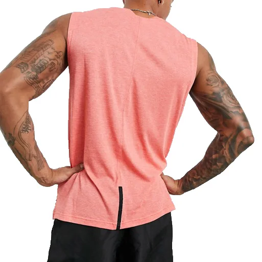 

Training cotton tank in orange sleeves mens tank top undershirt 100% cotton tank top t shirt, Custom;thumbholes