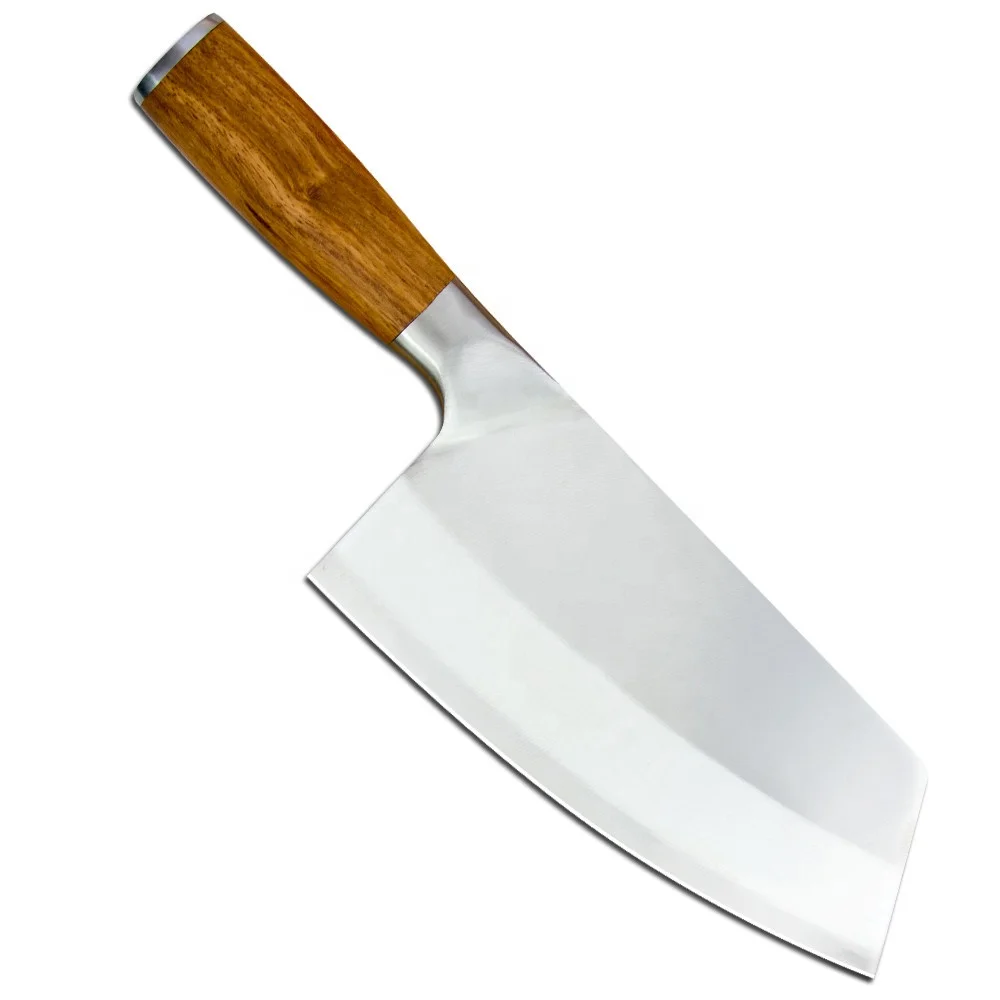 

Cleaver Cutter Slicing Meat Wood Handle Chopping Knife Stainless Steel Kitchen Knives Chopper Chinese Cleaver Knife