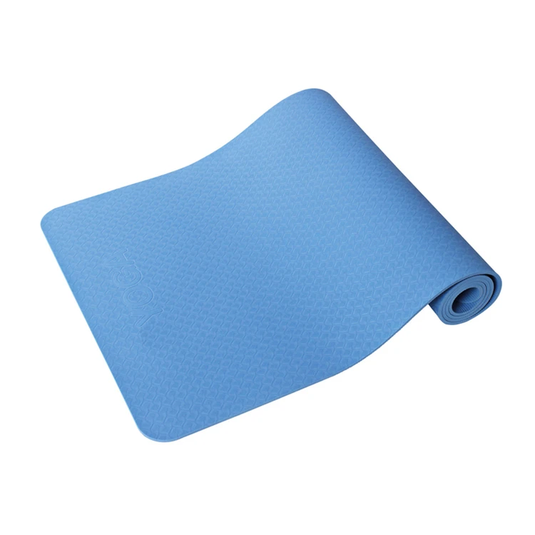

Custom Waterproof Thick Sell Blue 8mm Tpe Yoga Mat, Blue/purple/black/green/pink/violet