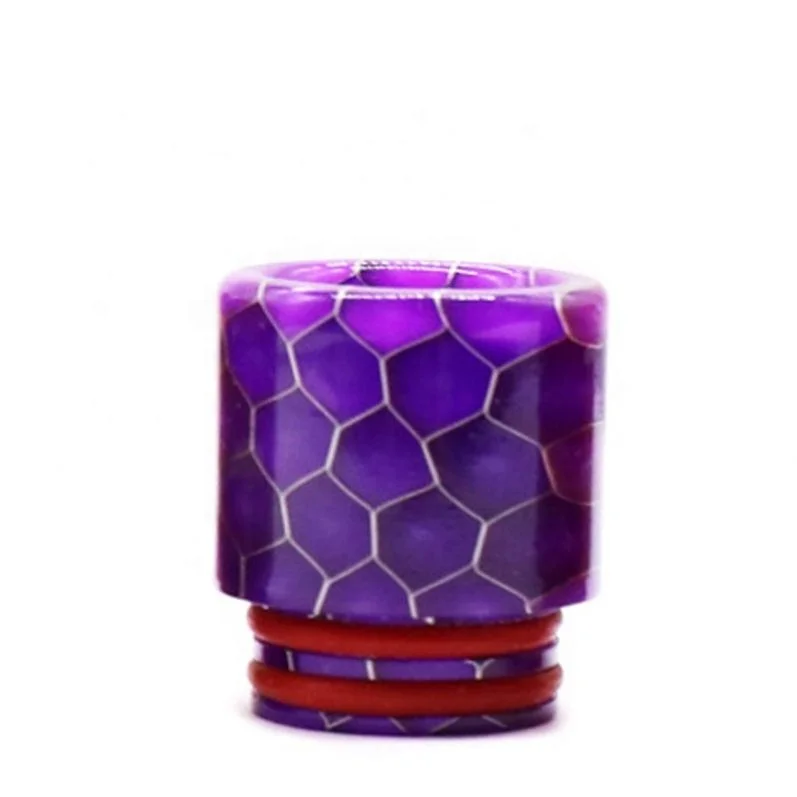 

New Arrive Resin Snakeskin Drip Tip Smoking Accessories, Black/red/blue/purple/green/yellow