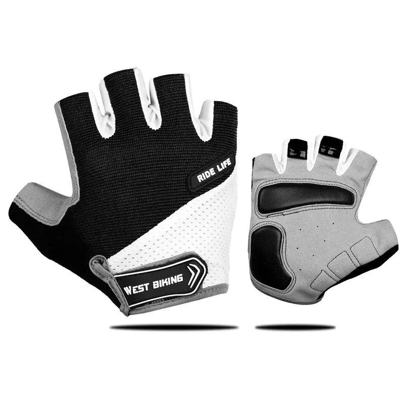 

Road Mountain Bike Cycling Gloves Summer Breathable And Shock Absorbing Half Finger Cycling Gloves