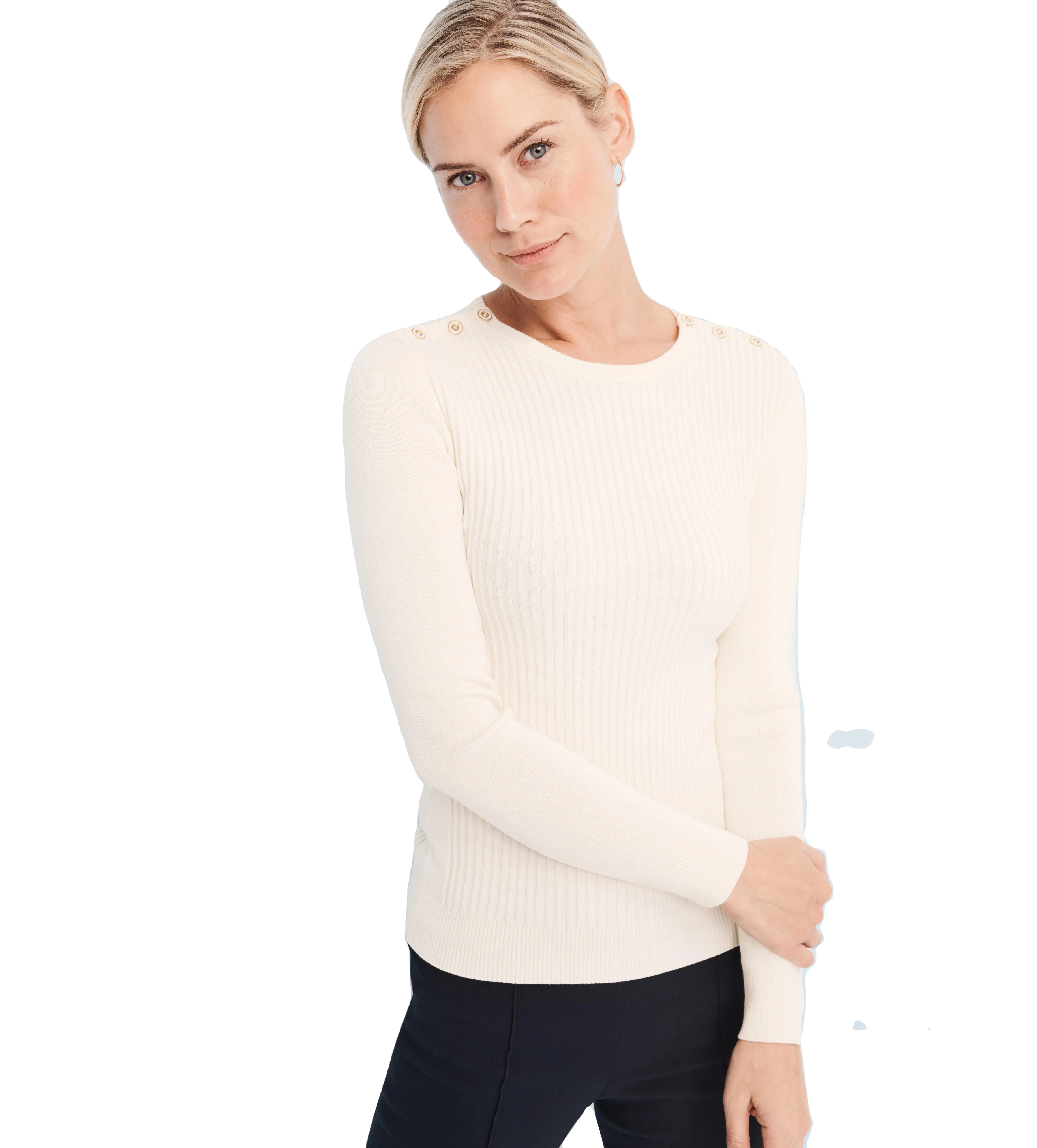 

Hot new wave-trimmed custom knitted sweater